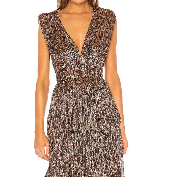 Sabina Musayev Bronze Skylar Gown (Size M) - Picture 2 of 12